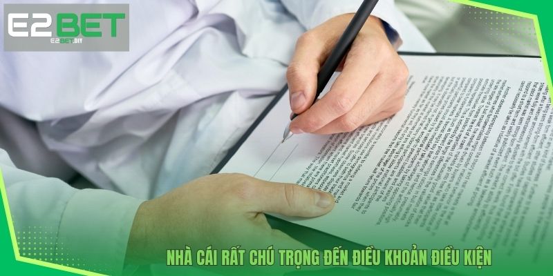 Điều Khoản Điều Kiện – Nền Tảng Pháp Lý Tại Nhà Cái E2BET 2 Nhà cái rất chú trọng đến Điều khoản điều kiện